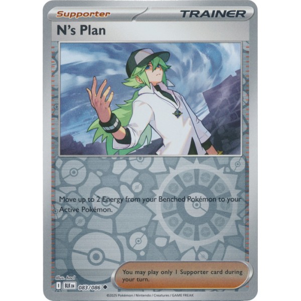 Black Bolt - 083/086 - N's Plan (reverse holo)