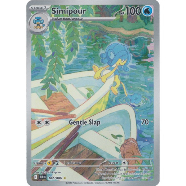 Black Bolt - 102/086 - Simipour (illustration rare)