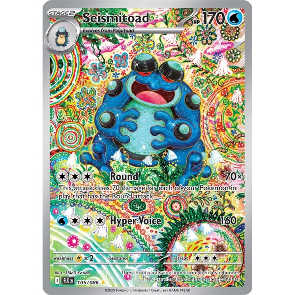 Black Bolt - 105/086 - Seismitoad (illustration rare)