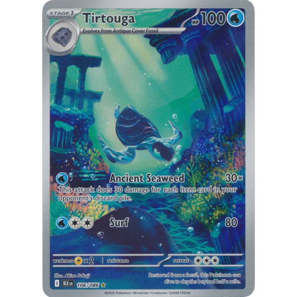 Black Bolt - 106/086 - Tirtouga (illustration rare)