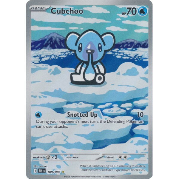 Black Bolt - 109/086 - Cubchoo (illustration rare)