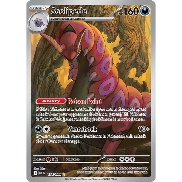 Black Bolt - 134/086 - Scolipede (illustration rare)