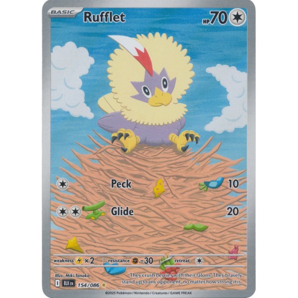 Black Bolt - 154/086 - Rufflet (illustration rare)