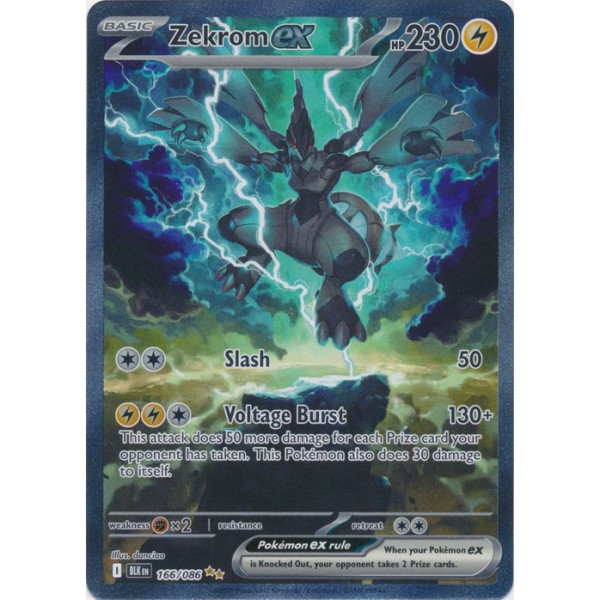Black Bolt - 166/086 - Zekrom EX (special illustration rare)