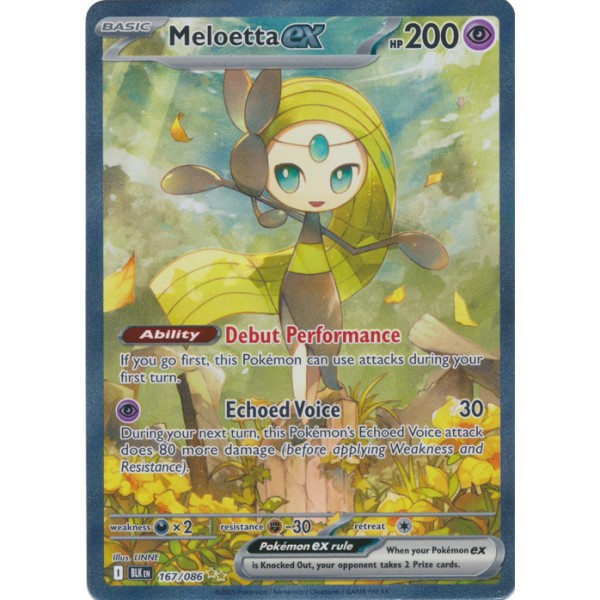 Black Bolt - 167/086 - Meloetta EX (special illustration rare)