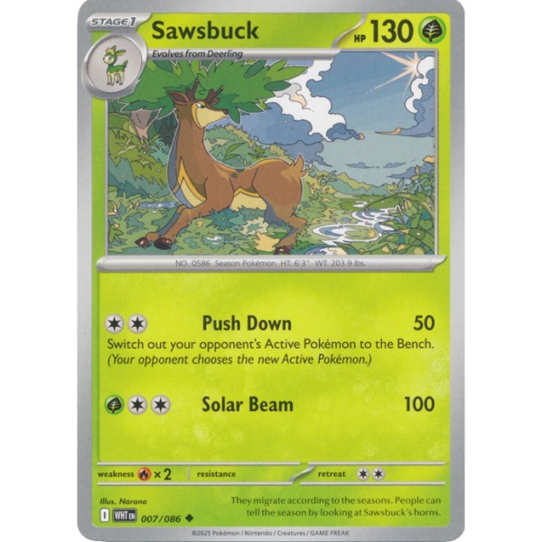 White Flare - 007/086 - Sawsbuck