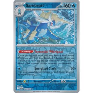 White Flare - 023/086 - Samurott (rare reverse holo)