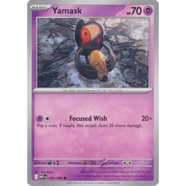 White Flare - 039/086 - Yamask