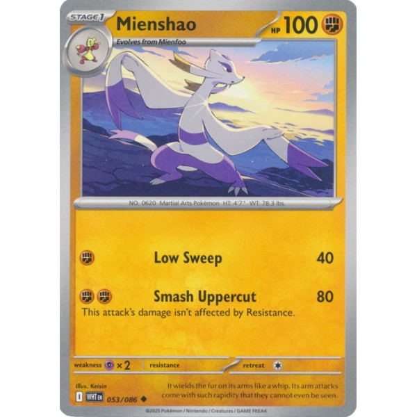 White Flare - 053/086 - Mienshao