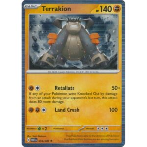 White Flare - 054/086 - Terrakion (rare holo)
