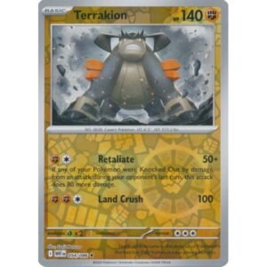White Flare - 054/086 - Terrakion (rare reverse holo)