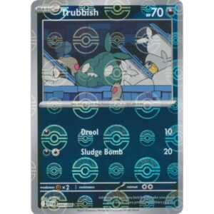 White Flare - 059/086 - Trubbish (poke ball reverse)