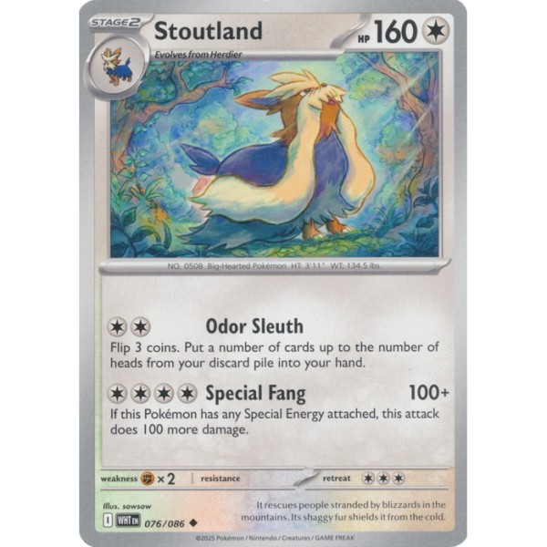 White Flare - 076/086 - Stoutland