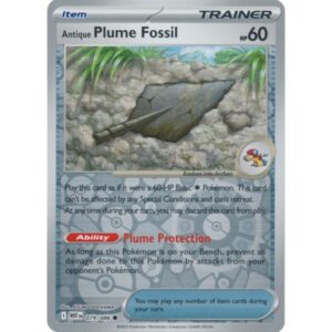 White Flare - 079/086 - Antique Plume Fossil (reverse holo)