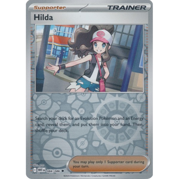 White Flare - 084/086 - Hilda (reverse holo)