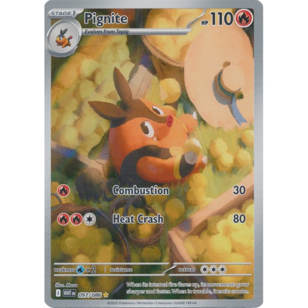 White Flare - 097/086 - Pignite (illustration rare)