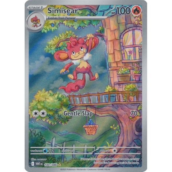 White Flare - 100/086 - Simisear (illustration rare)