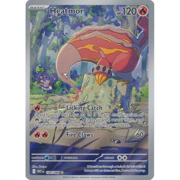 White Flare - 104/086 - Heatmor (illustration rare)