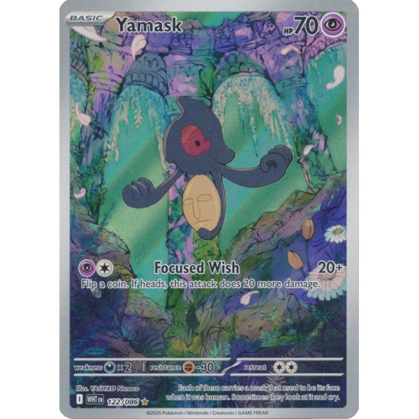 White Flare - 122/086 - Yamask (illustration rare)