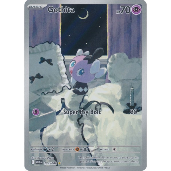 White Flare - 124/086 - Gothita (illustration rare)