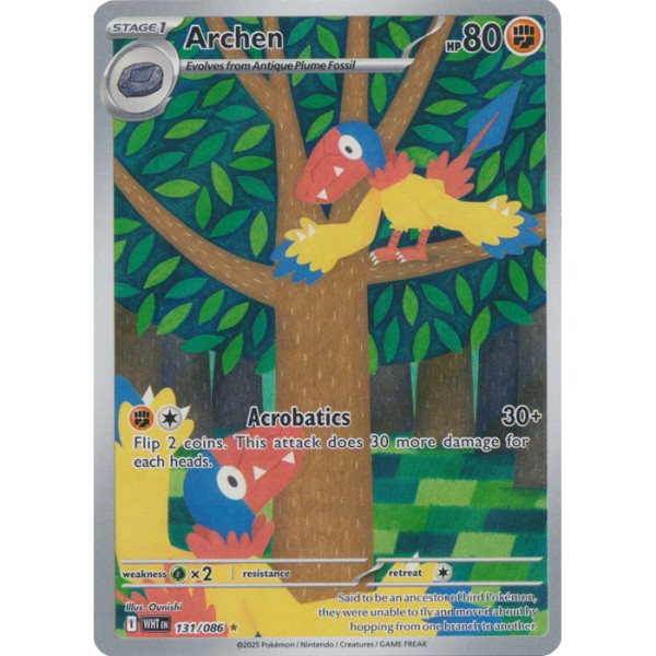 White Flare - 131/086 - Archen (illustration rare)