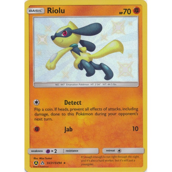 Shiny Vaults - SV21/SV94 - Riolu (shiny rare)
