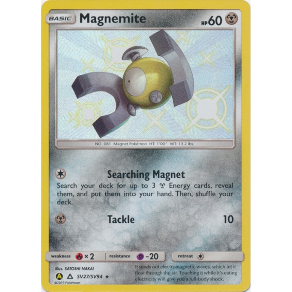 Shiny Vaults - SV27/SV94 - Magnemite (shiny rare)