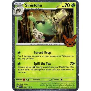Twilight Masquerade - 022/167 - Sinistcha (trick or trade holo)