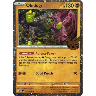 Twilight Masquerade - 111/167 - Okidogi (trick or trade rare holo)