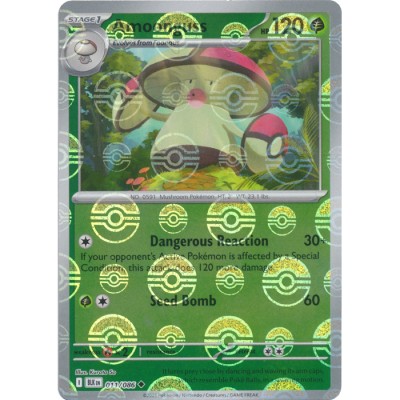 Black Bolt - 011/086 - Amoonguss (poke ball reverse holo)