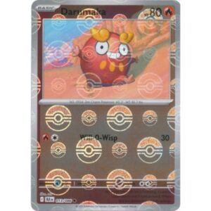 Black Bolt - 013/086 - Darumaka (poke ball reverse holo)