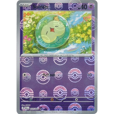 Black Bolt - 037/086 - Solosis (poke ball reverse holo)