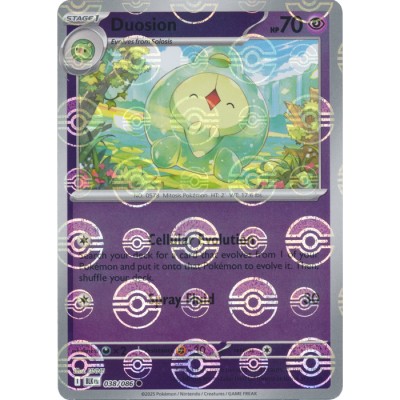 Black Bolt - 038/086 - Duosion (poke ball reverse holo)