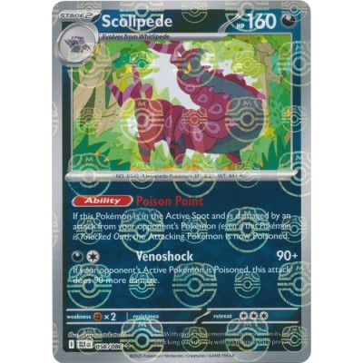 Black Bolt - 056/086 - Scolipede (master ball reverse)