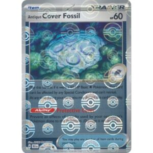 Black Bolt - 080/086 - Antique Cover Fossil (poke ball reverse)