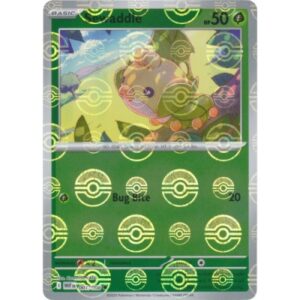 White Flare - 001/086 - Sewaddle (poke ball reverse holo)
