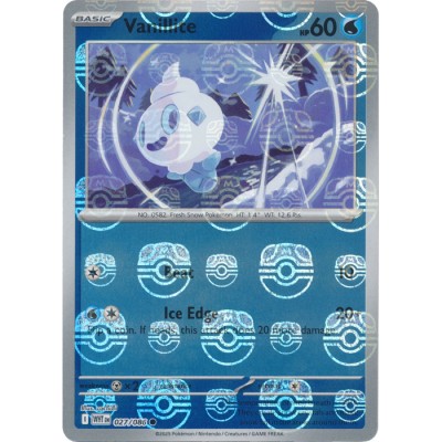 White Flare - 027/086 - Vanillite (master ball reverse)