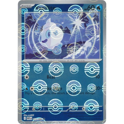 White Flare - 027/086 - Vanillite (poke ball reverse holo)