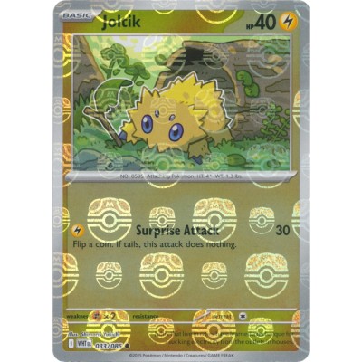 White Flare - 033/086 - Joltik (master ball reverse holo)