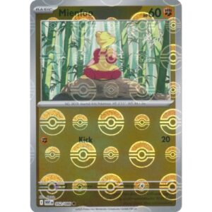 White Flare - 052/086 - Mienfoo (poke ball reverse holo)