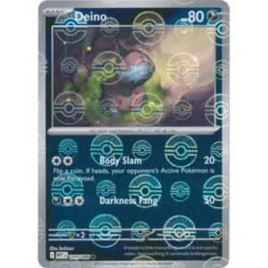 White Flare - 065/086 - Deino (poke ball reverse holo)