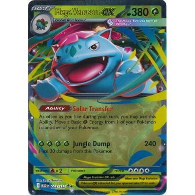 Mega Evolution - 003/132 - Mega Venusaur EX (double rare)