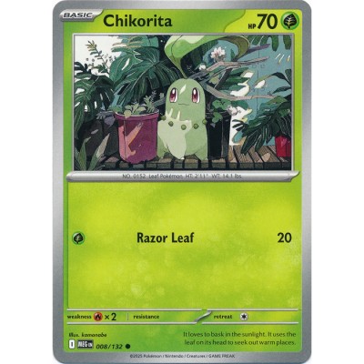 Mega Evolution - 008/132 - Chikorita
