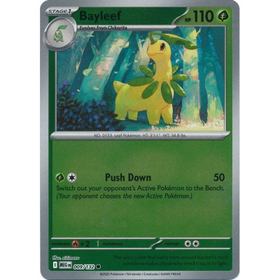 Mega Evolution - 009/132 - Bayleef (reverse holo)