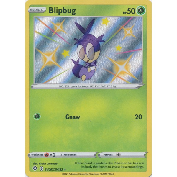 Shiny Vaults - SV007/SV122 - Blipbug (shiny rare)
