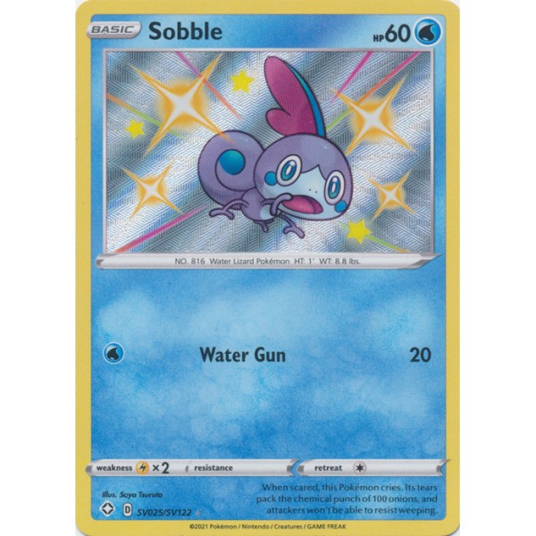 Shiny Vaults - SV025/SV122 - Sobble (shiny rare)