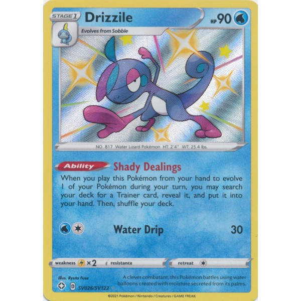 Shiny Vaults - SV026/SV122 - Drizzile (shiny rare)