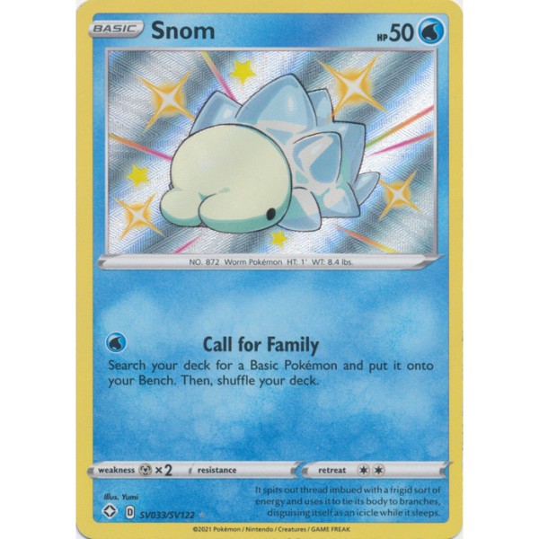 Shiny Vaults - SV033/SV122 - Snom (shiny rare)
