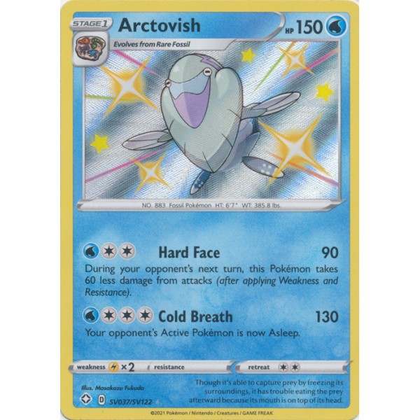Shiny Vaults - SV037/SV122 - Arctovish (shiny rare)