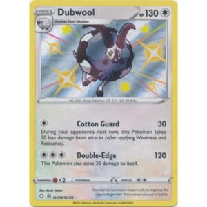 Shiny Vaults - SV104/SV122 - Dubwool (shiny rare)